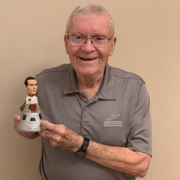 Fred Haise with Bobblehead picture