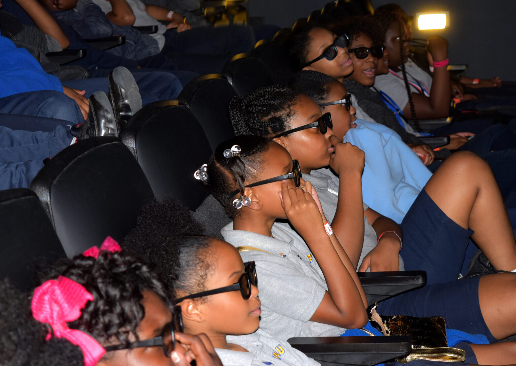 3D Theatre Hall with kids sitting