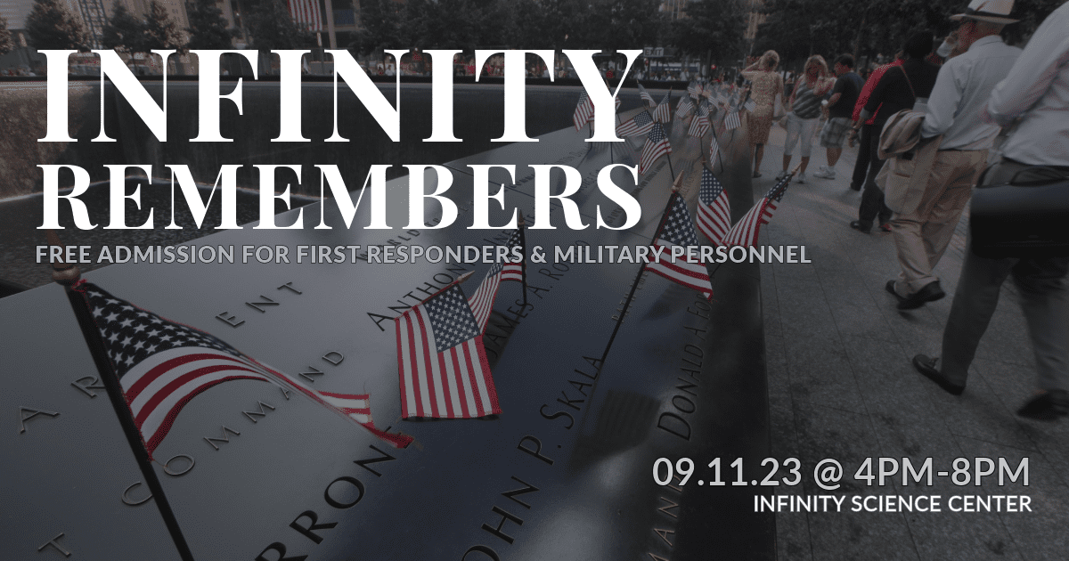 A flyer for infinity remembers.